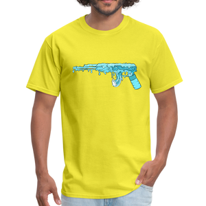 Wave Rifle T-Shirt (Make Waves Not War) - yellow