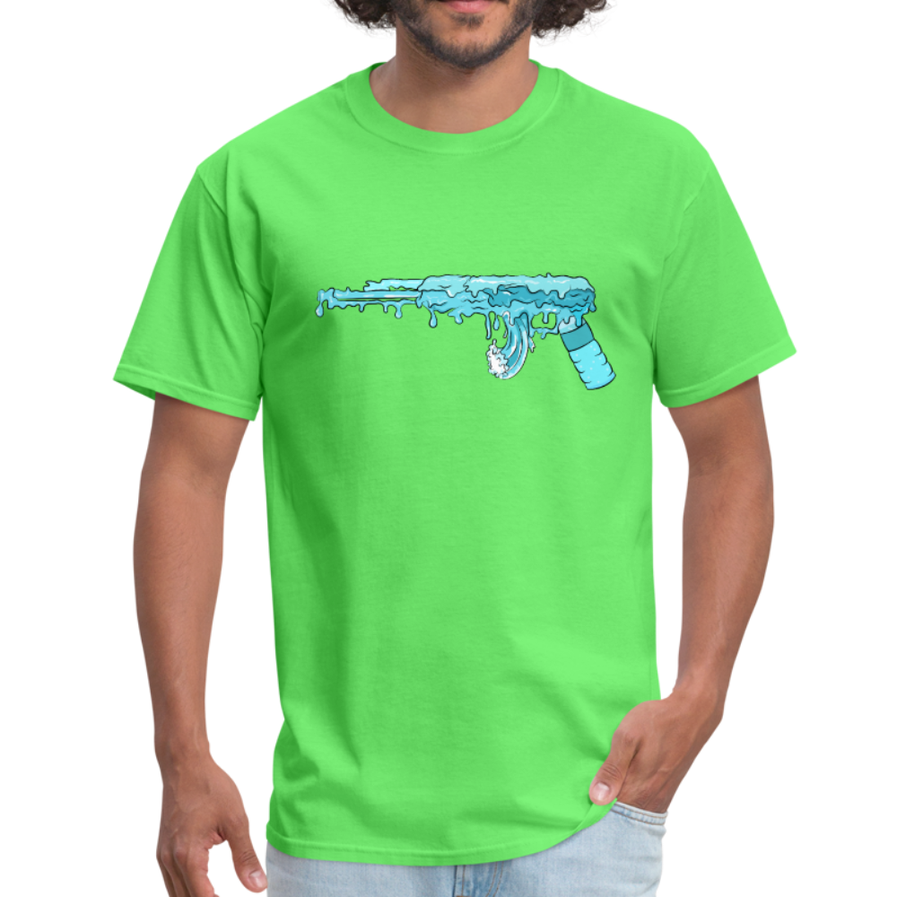 Wave Rifle T-Shirt (Make Waves Not War) - kiwi