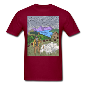 Sheeple T-Shirt - burgundy
