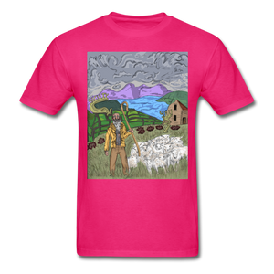 Sheeple T-Shirt - fuchsia
